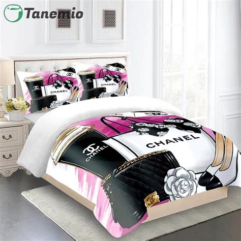 chanel duvet cover cheap|coco chanel comforter set.